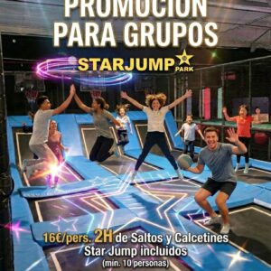 🎉 PROMOCIÓN ESPECIAL PARA GRUPOS – STAR JUMP PARK 🎉