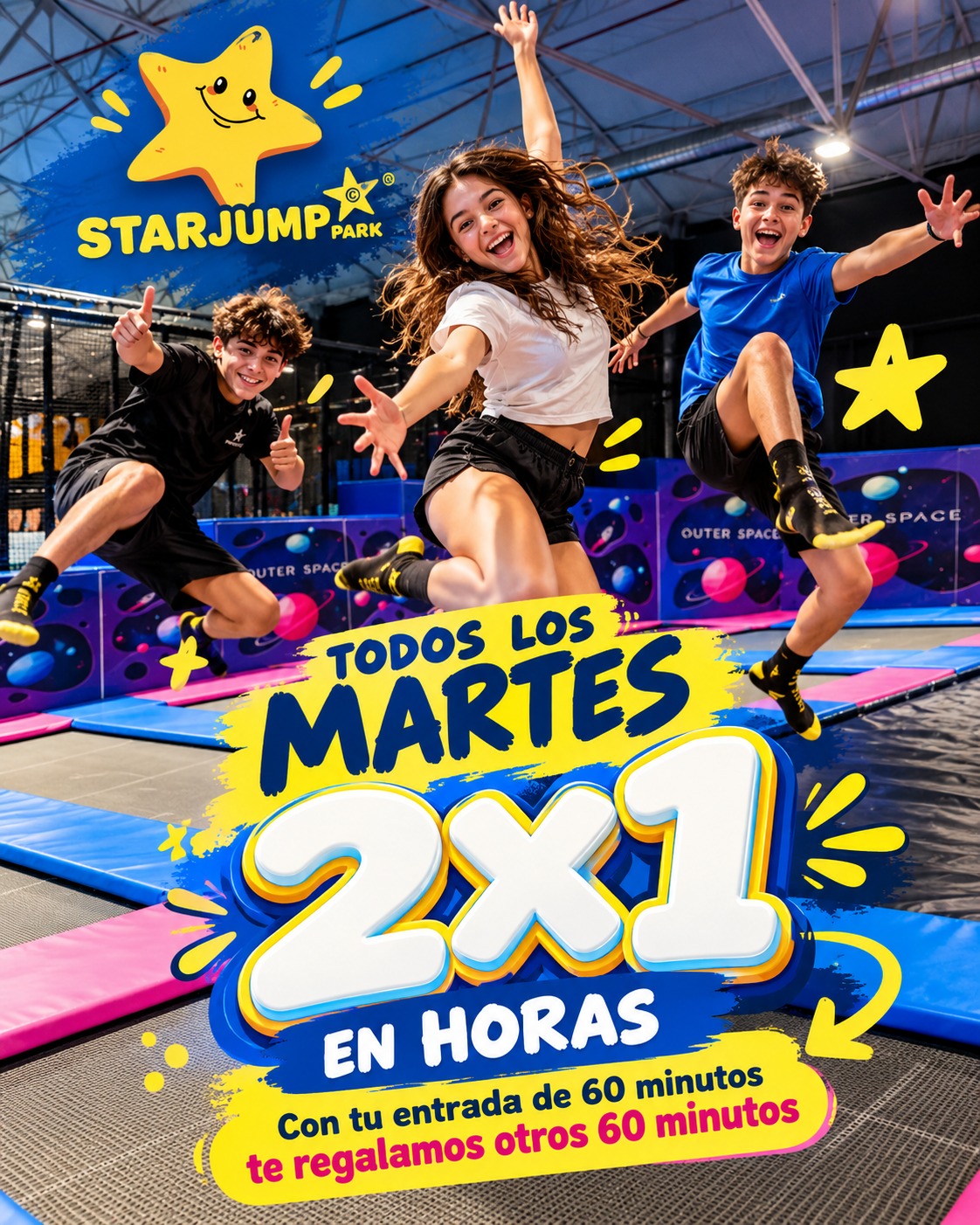 Promoción Martes 2x1 Star Jump