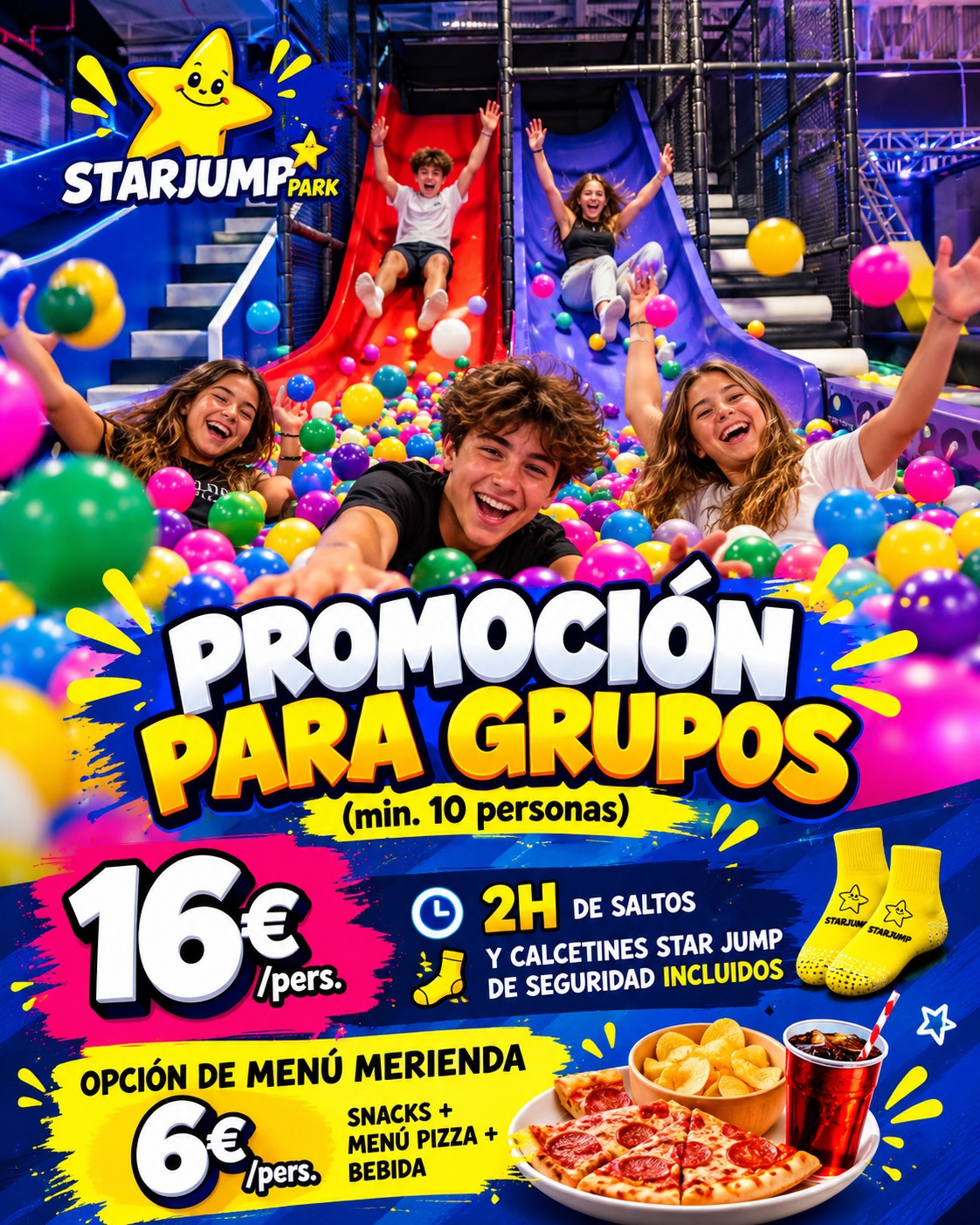 Promoción grupos Star Jump